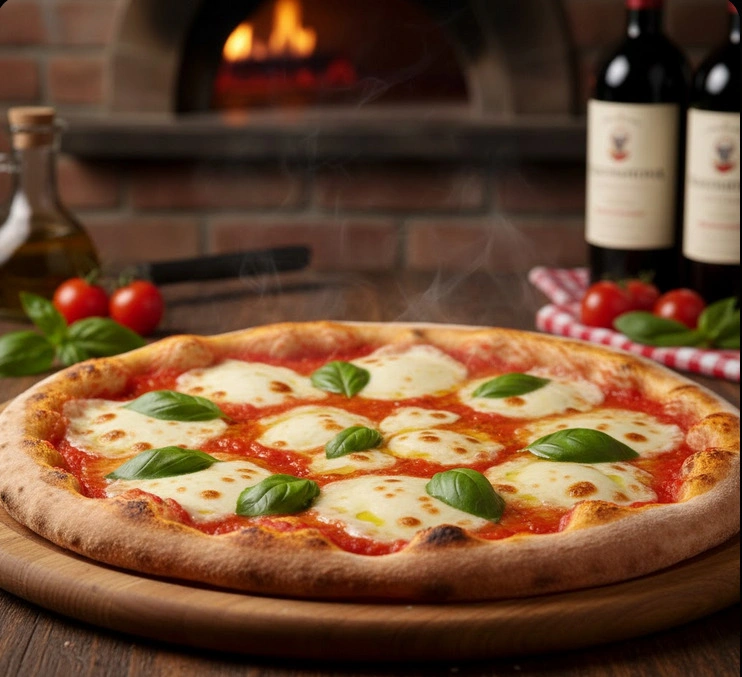 Margherita Pizza Best restaurant in mukteshwar